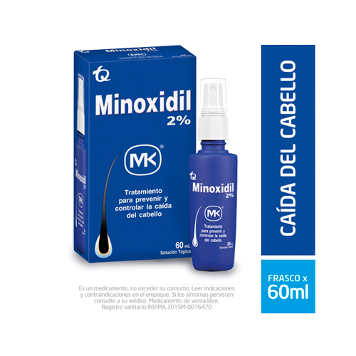 MINOXIDIL 2% MK FCO X 60 ML
