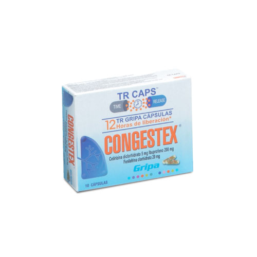 CONGESTEX CAJA X 10 CAPS