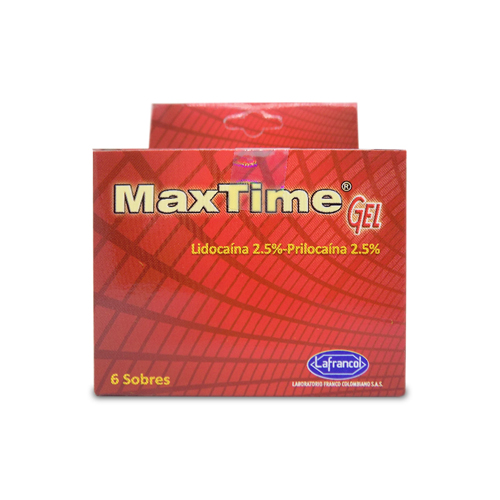 MAXTIME GEL CAJA X 6 S/S