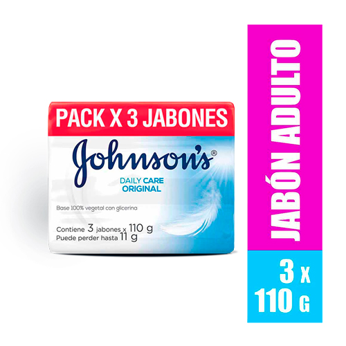 JABON J&J ORIGINAL 3 UNDS X 110 GR