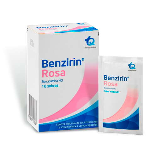 BENZIRIN ROSA CAJA X 10 S/S