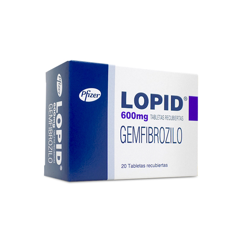 LOPID 600 MG CAJA X 20 TABS