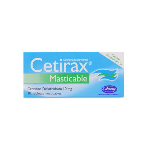 CETIRAX MAST 10 MG CAJA X 10 TABS