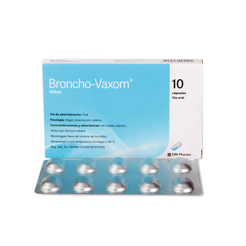 BRONCHO VAXON PED CAJA X 10 CAPS