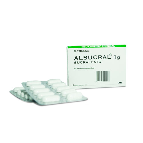 ALSUCRAL 1 GR CAJA X 20 TABS