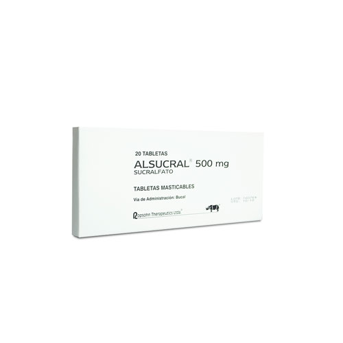 ALSUCRAL 500 MG CAJA X 20 TABS