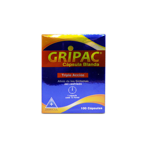 GRIPAC TRIPLE ACCION CAJA X 100 TABS