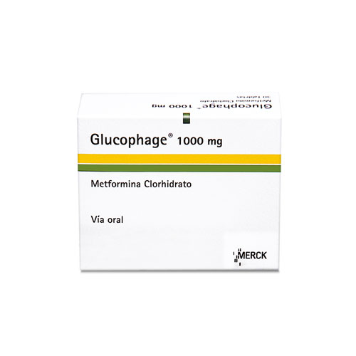 GLUCOPHAGE 1000 MG CAJA X 30 TABS