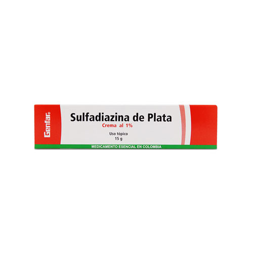 SULFADIAZINA DE PLATA CREMA 1% X 15 GR G.FAR