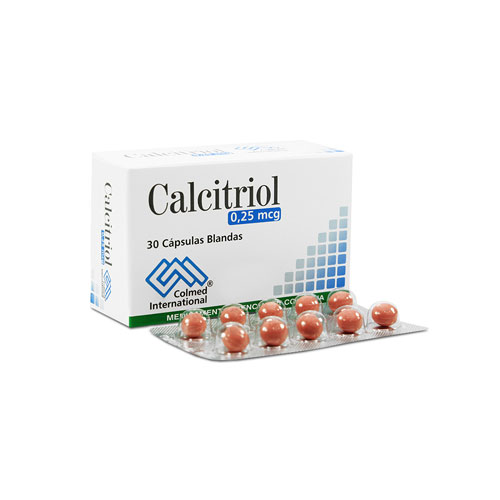 CALCITRIOL 0.25 MG COLMED CAJA X 30 CAPS