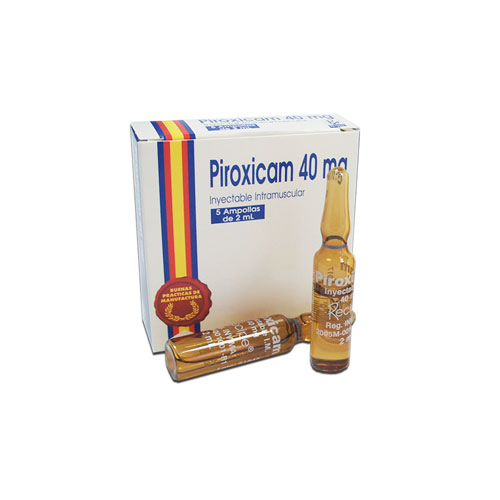 PIROXICAM 40 MG/2ML RECIPE CAJA X 5 AMPS