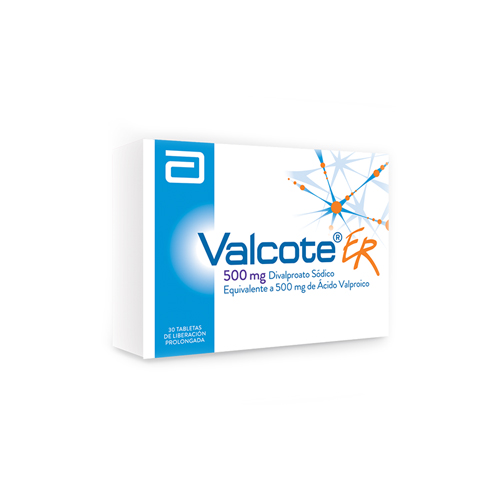 VALCOTE ER 500 MG CAJA X 30 TABS