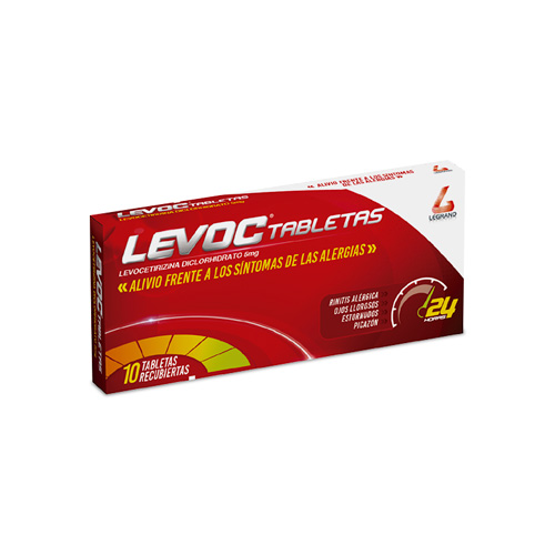 LEVOC 5 MG CAJA X 10 TABS