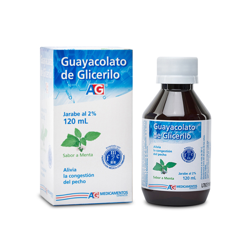 GUAYACOLATO DE GLICERILO A.GEN FCO X 120 ML
