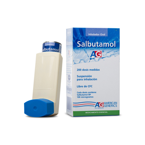 SALBUTAMOL INHAL.100 MCG X 200 DOSIS AMER.GEN.