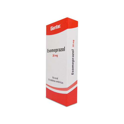 ESOMEPRAZOL 20 MG GENFAR CAJA X 10 TABS