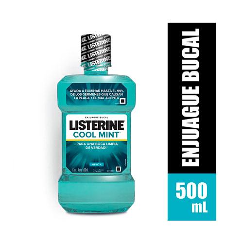 ENJUAGUE LISTERINE COOL MINT FCO X 500 ML