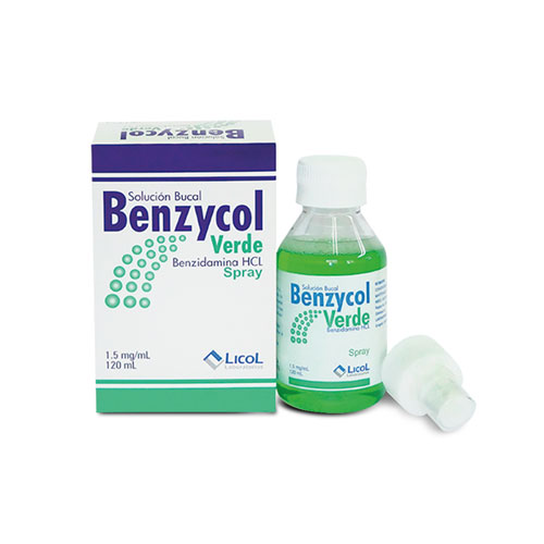 BENZYCOL VERDE SOL.BUCAL FCO X 120 ML