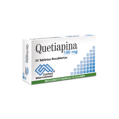 QUETIAPINA 100 MG COLMED ** CAJA X 30 TABS