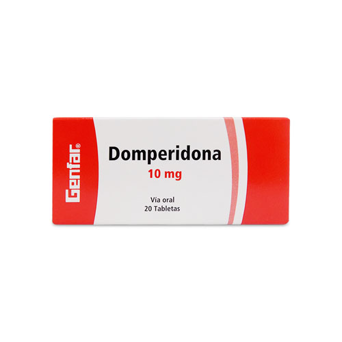 DOMPERIDONA 10 MG GENFAR CAJA X 20 TABS