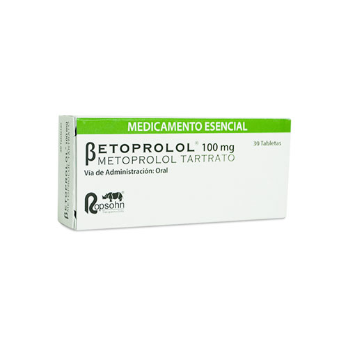 BETOPROLOL 100 MG CAJA X 30 TAB