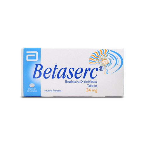 BETASERC 24 MG CAJA X 20 COMP