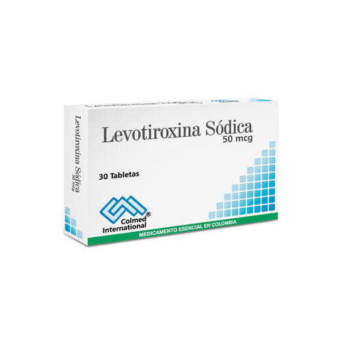 LEVOTIROXINA  50 MCG COLMED CAJA X 30 TABS