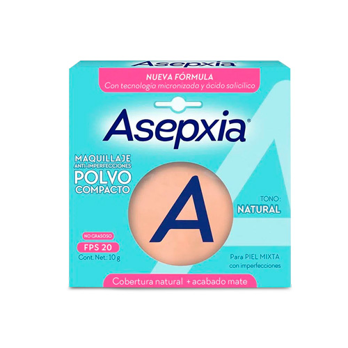 ASEPXIA POLVO COMPACTO BEIGE MATE X 10 GR