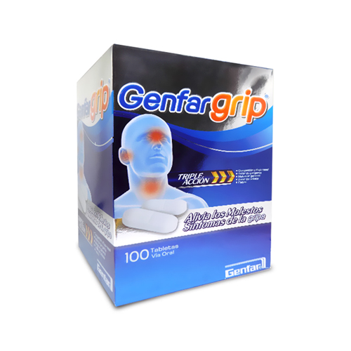 GENFARGRIP TOTAL CAJA X 100 TABS