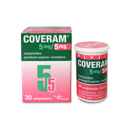 COVERAM  5/5 MG ** FCO X 30 COMP