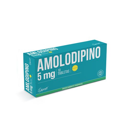 AMLODIPINO  5 MG LAPROFF CAJA X 10 TABS