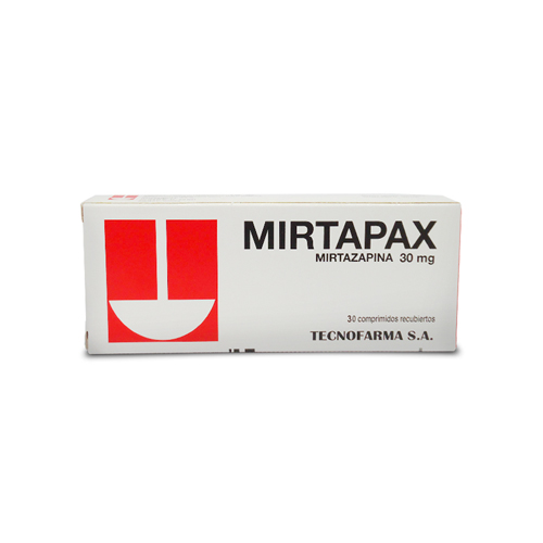 MIRTAPAX 30 MG CAJA X 30 COMP
