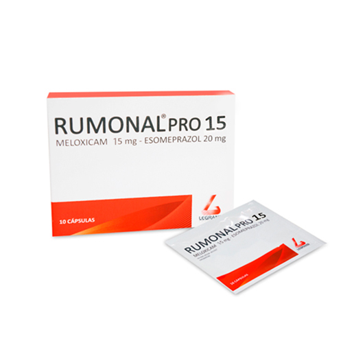 RUMONAL PRO 15 MG CAJA X 10 CAPS