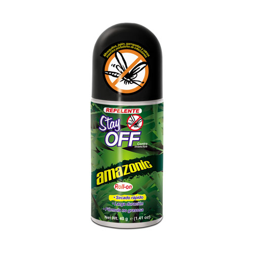 REPELENTE STAY OFF AMAZONIC ROLL-ON X 40GR