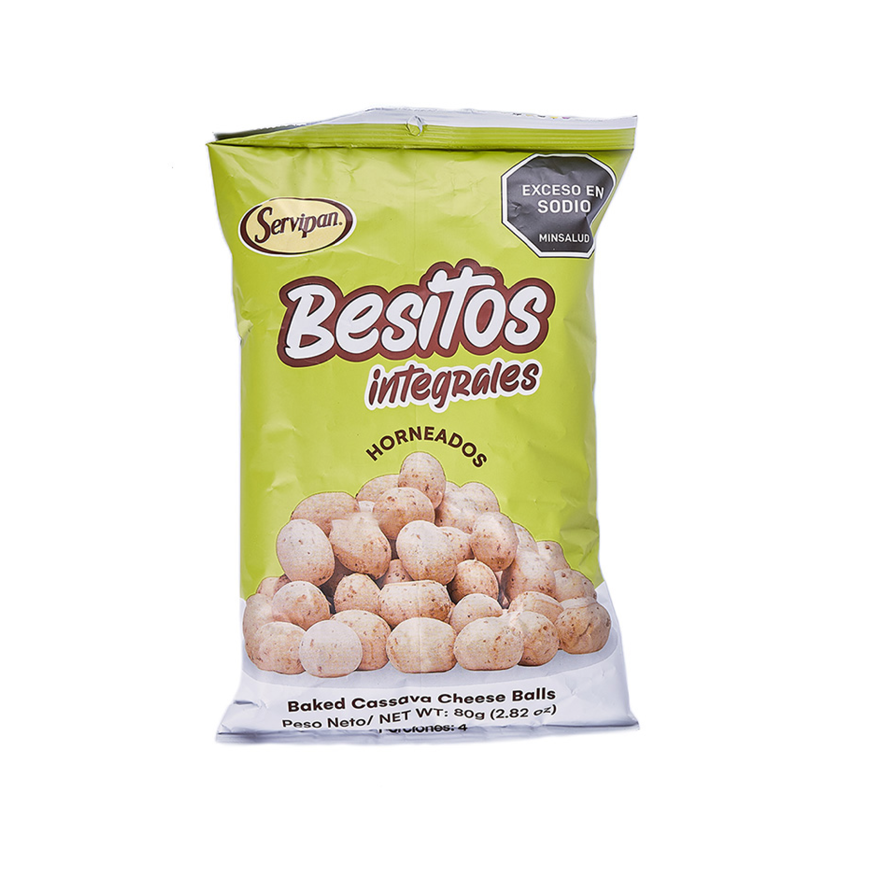 PASAB. BESITOS INTEGR.SERVIPAN BOLSA X 80 GR