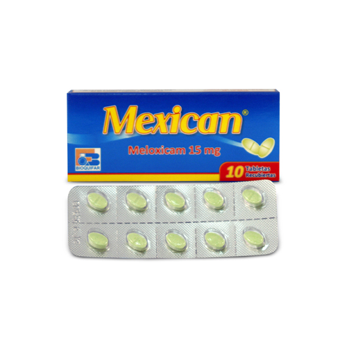MEXICAN 15 MG CAJA X 10 TABS
