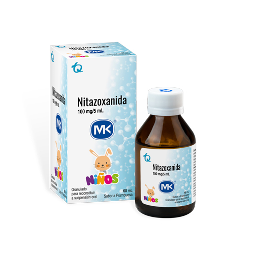 NITAZOXANIDA 100 MG/5 ML MK FCO X 60 ML