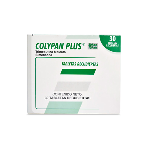 COLYPAN PLUS 200/120 MG CAJA X 30 TABS