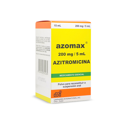 AZOMAX 200 MG/5 ML SUSP. FCO X 15 ML