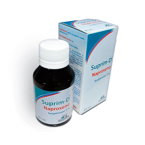 SUPRIM-D SUSP (NAPROXENO) FCO X 80 ML