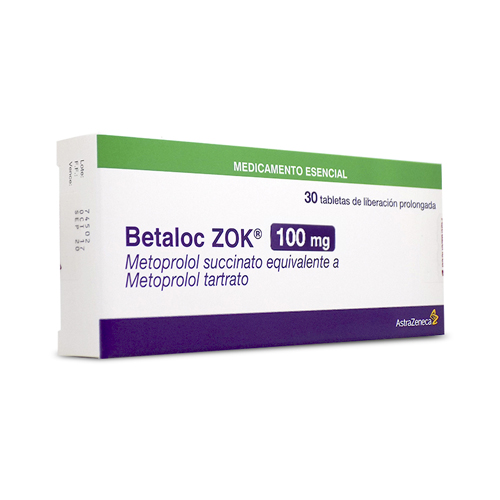 BETALOC ZOK 100 MG ** CAJA X 30 TABS