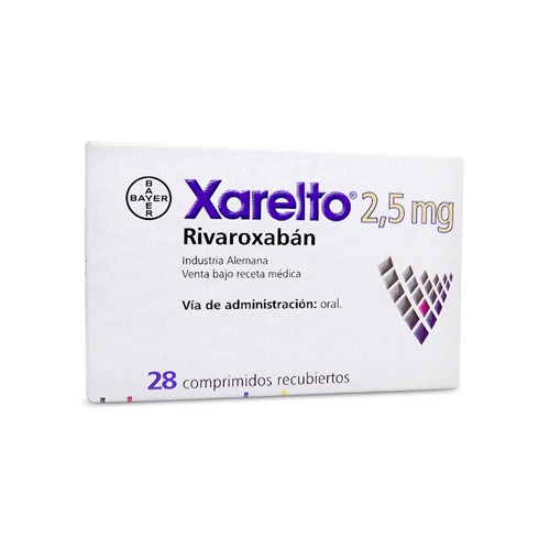 XARELTO 2.5 MG ** CAJA X 28 COMP