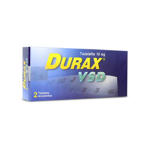 DURAX VSD 10 MG CAJA X 2 TABS