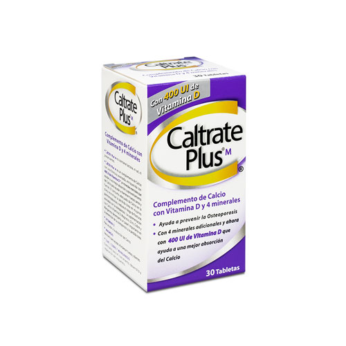 CALTRATE PLUS M FCO X 30 TABS