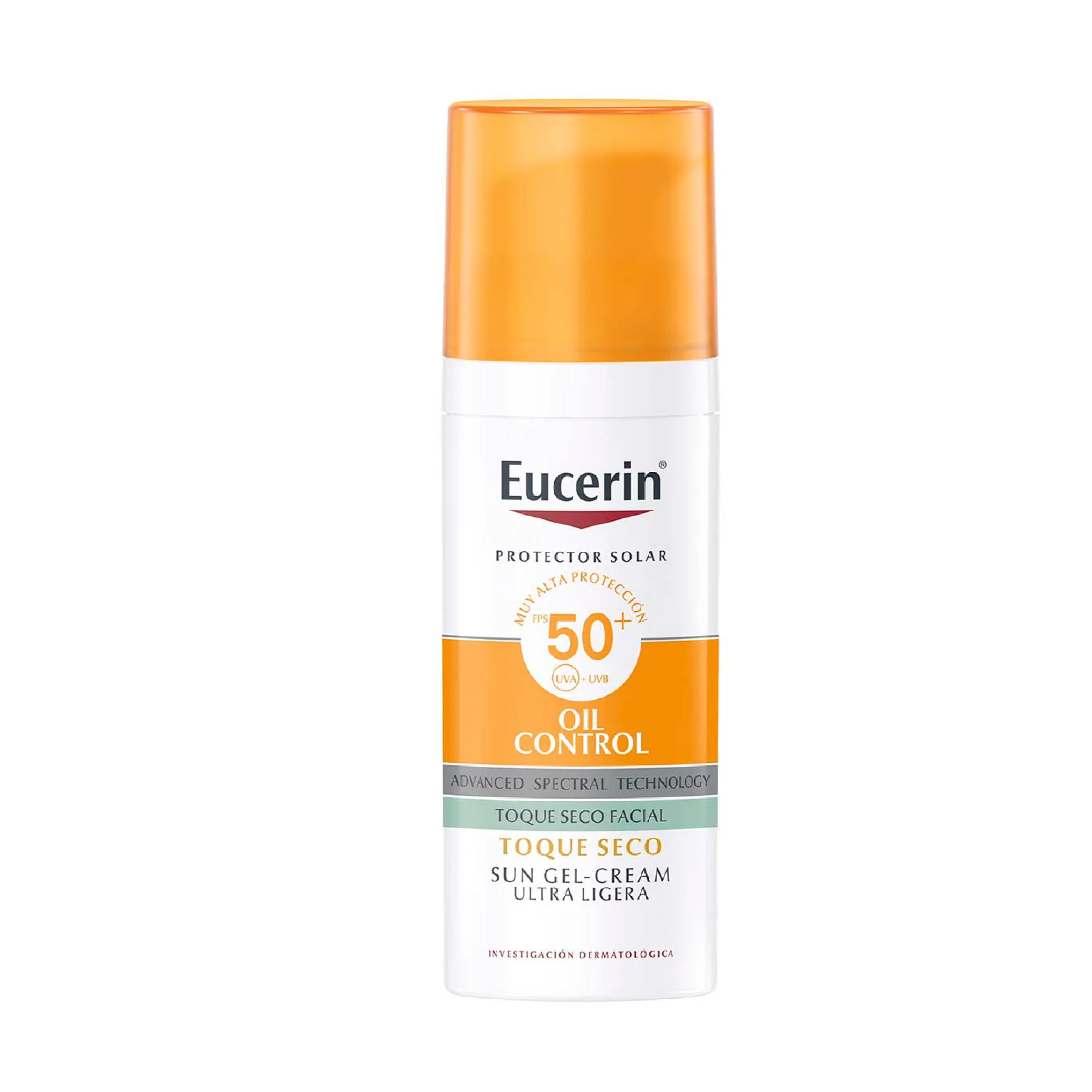 EUCERIN SUN FAC FPS50 TOQ/SECO X 50 ML