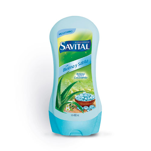 ACOND.SAVITAL BIOTINA/SABILA FCO X 490 ML