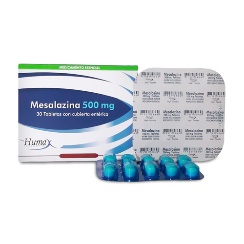 MESALAZINA 500 MG HUMAX ** CAJA X 30 TAB