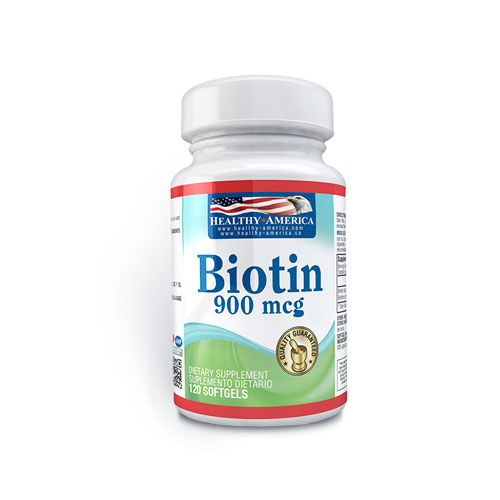 BIOTIN 900 MCG HEALTHY FCO X 120 CAPS