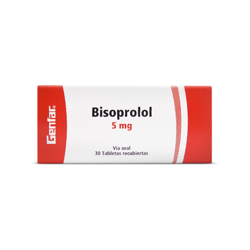 BISOPROLOL 5 MG GENFAR ** CAJA X 30 TABS