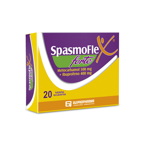 SPASMOFLEX FORTE 500/400 MG CAJA X 20 TABS